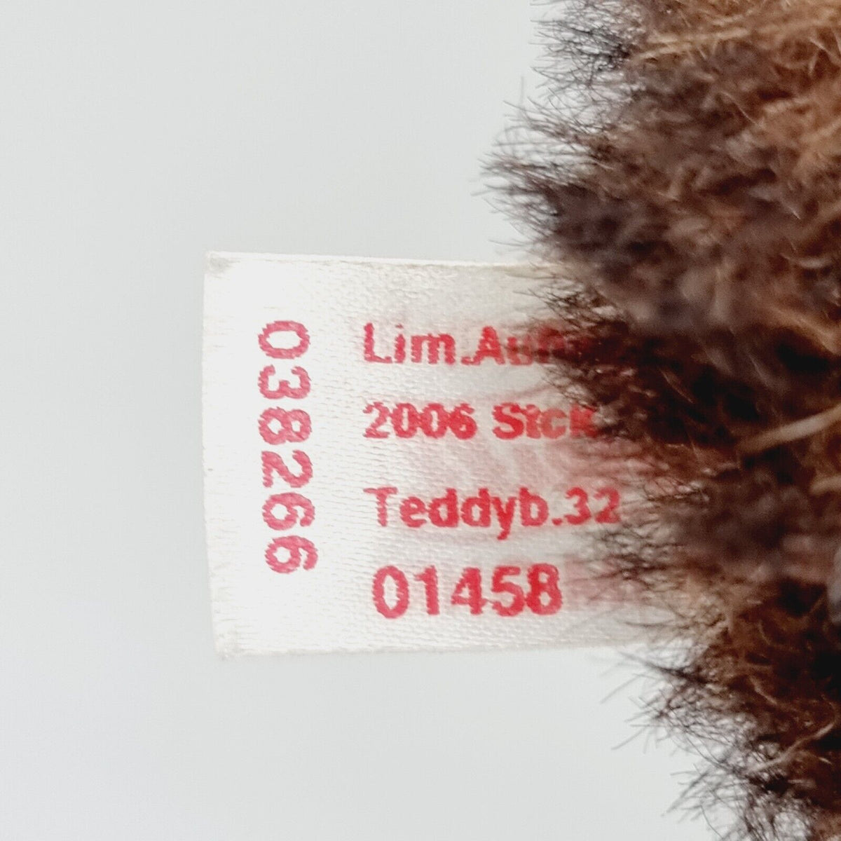 Steiff 038266 Teddybär mit Halsband limitiert 2006 aus 2006 32cm Mohair