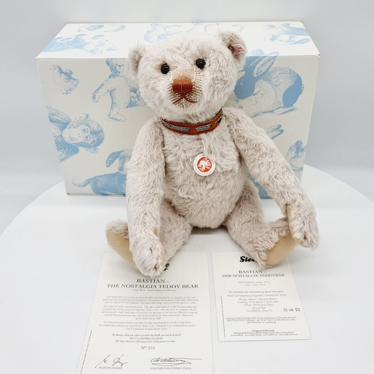 Steiff 036828 Teddybär Bastian - der Nostalgiebär limitiert 1500 aus 2010 38cm