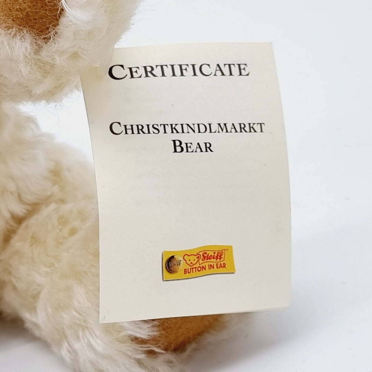 Steiff 666193 Teddybär Christkindlmarkt limitiert 2000 aus 2000 28 cm Mohair