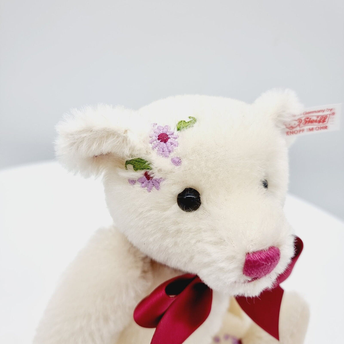 Steiff Teddybär Sommer 2009 656941 limitiert 2009 26cm Mohair mit Blüten