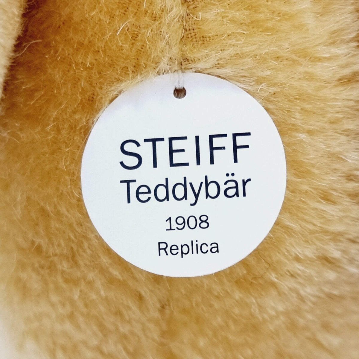 Steiff 406751 Teddybär 1908 Replica gelb limitiert 3000 35 cm Mohair