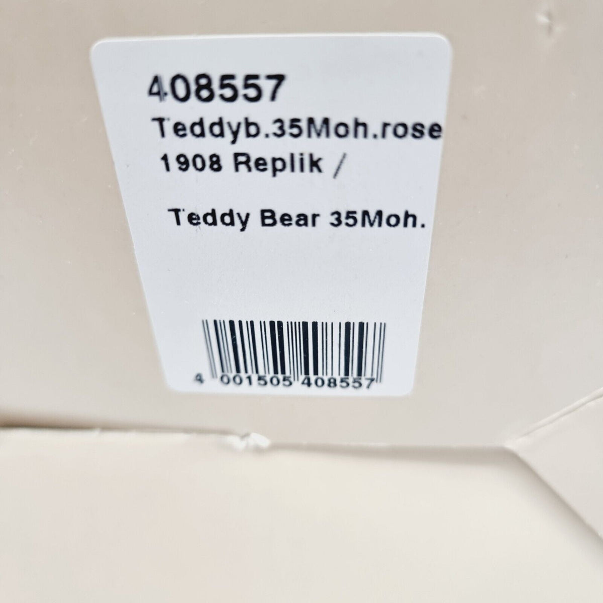 Steiff 408557 Teddybär rose Replica 1908 limitiert 3000 aus 2007 35 cm