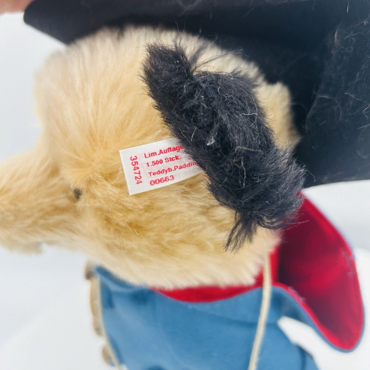 Steiff 354724 Teddybär Paddington limitiert 1500 aus 2007 29 cm Mohair