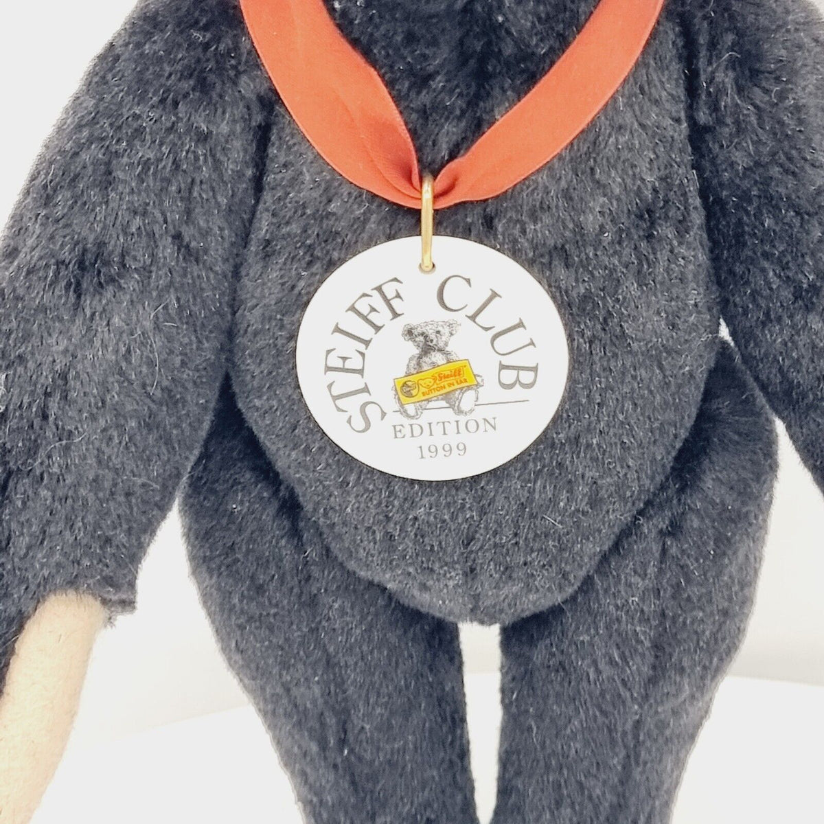 Steiff 420160 Teddybär Club Edition 1999 schwarz 35 cm Mohair