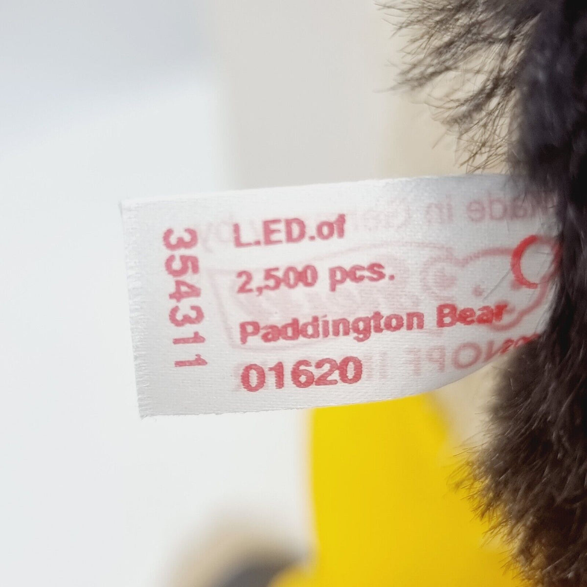 Steiff 354311 Teddybär Paddington mit Regenmantel limitiert 2500 aus 2005