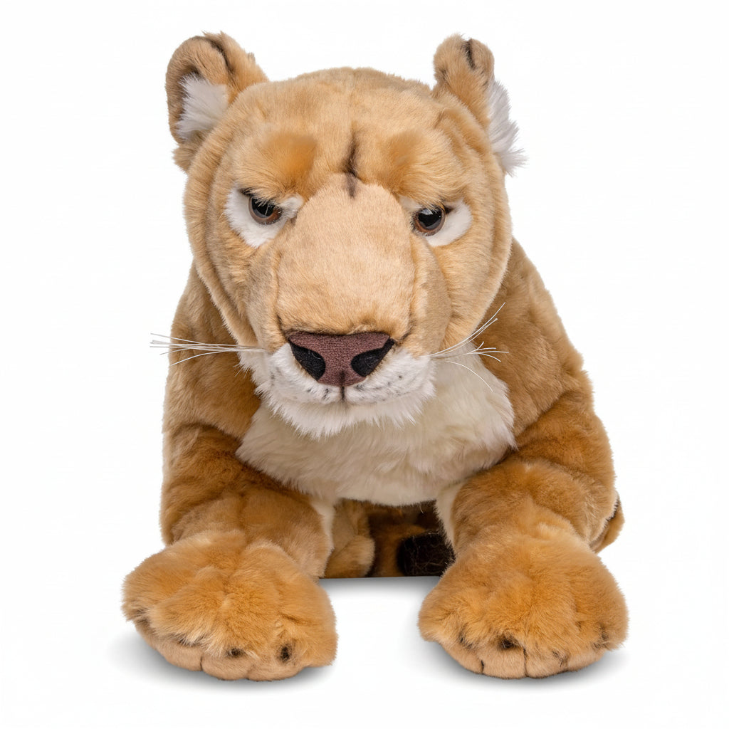 Uni-Toys Löwin liegend 78 cm Plüschtier Kuscheltier Stofftier Plüsch-Wildtier