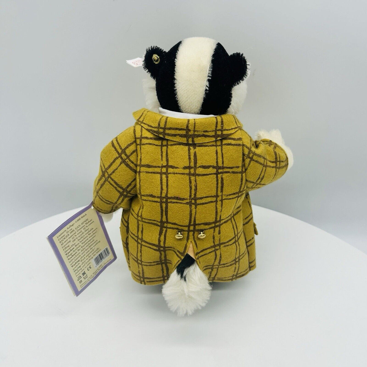 Steiff 037030 Dachs Badger aus The Wind in the Willows limitiert 4000 28 cm