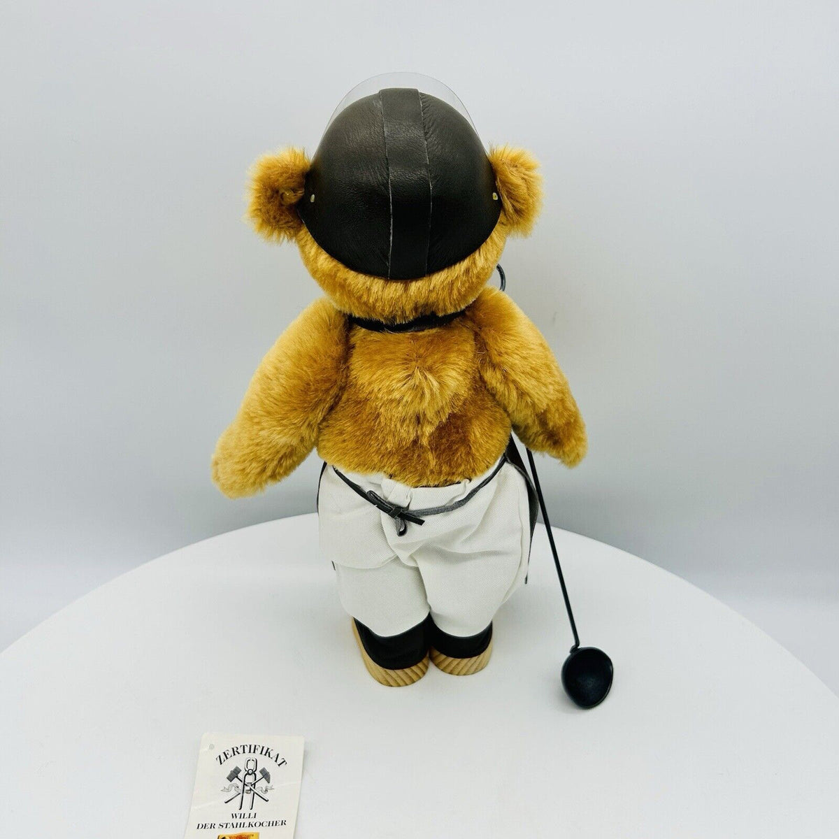 Steiff 655289 Teddybär Willi der Stahlkocher limitiert 1500 aus 1996 35 cm