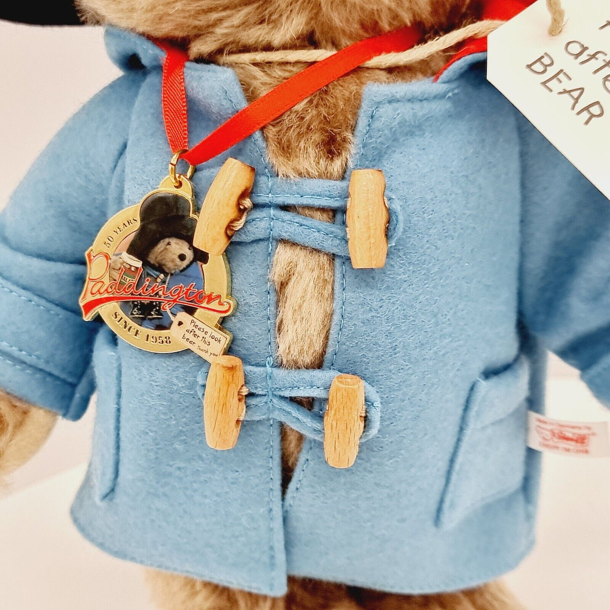 Steiff 662010 Paddington 50th Anniversay Teddybär 25 cm limitiert Jahr 2008