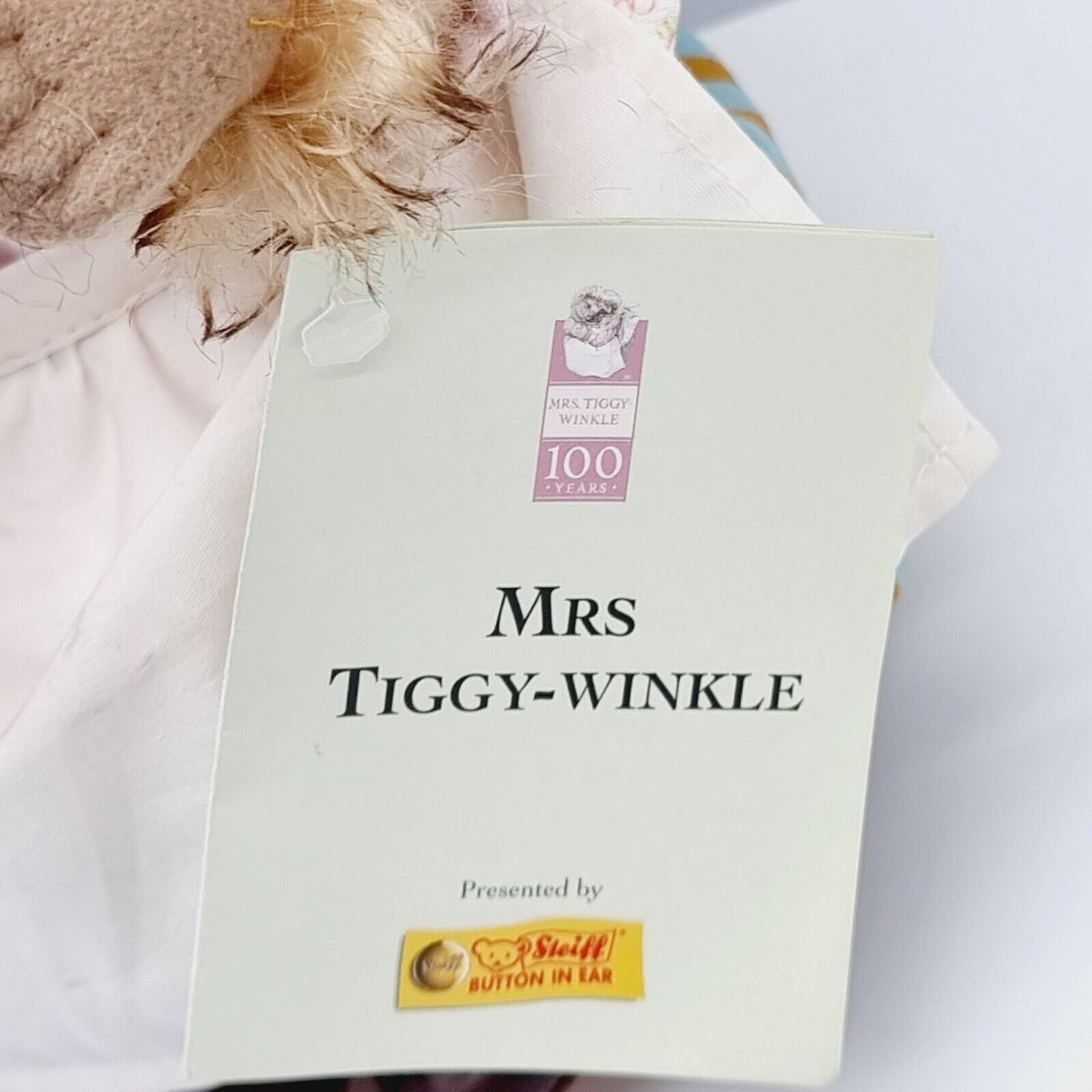 Steiff Beatrix Potter 661822 Mrs. Tiggy-Winkle limitiert 1500 aus 2005 22 cm