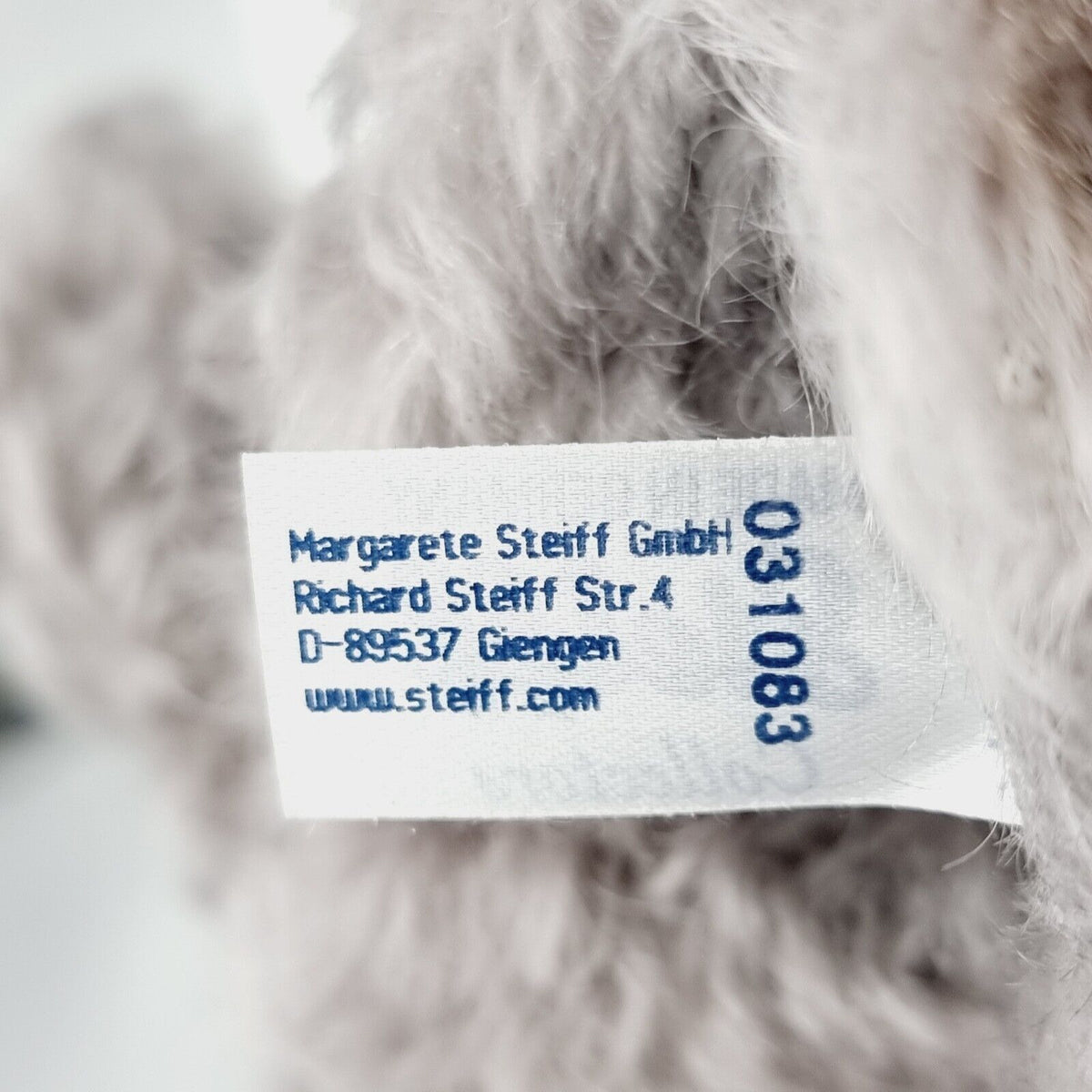 Steiff 031083 Elefant 22 cm Mohair