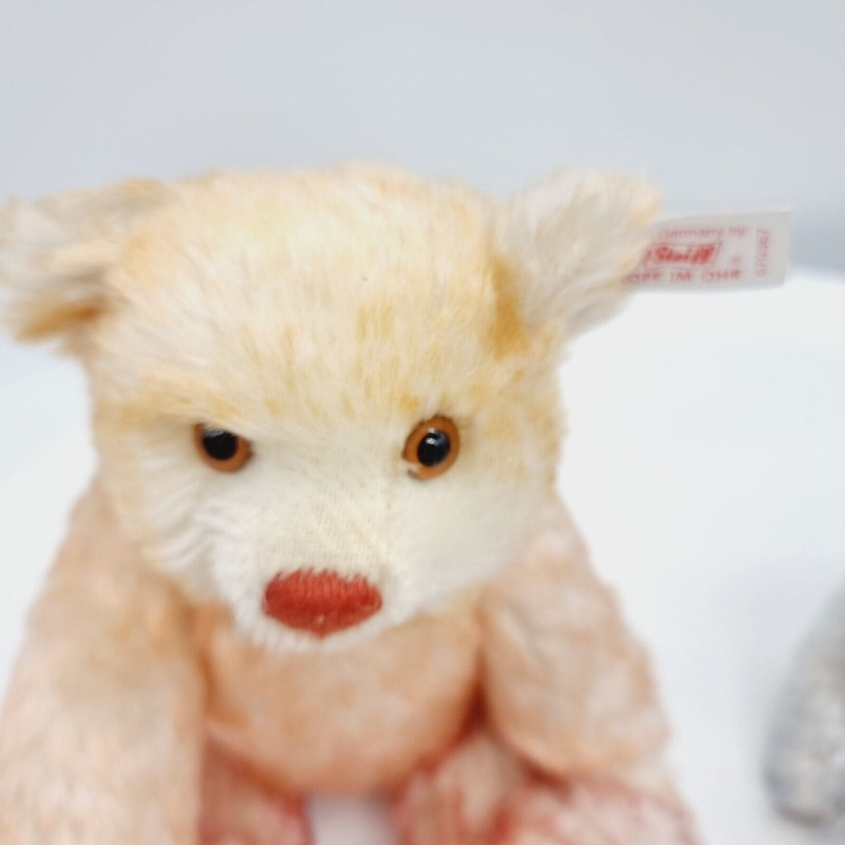 Steiff 670367 Teddybären Set Hello 2000 Good-Bye 1999 Mohair 22 cm