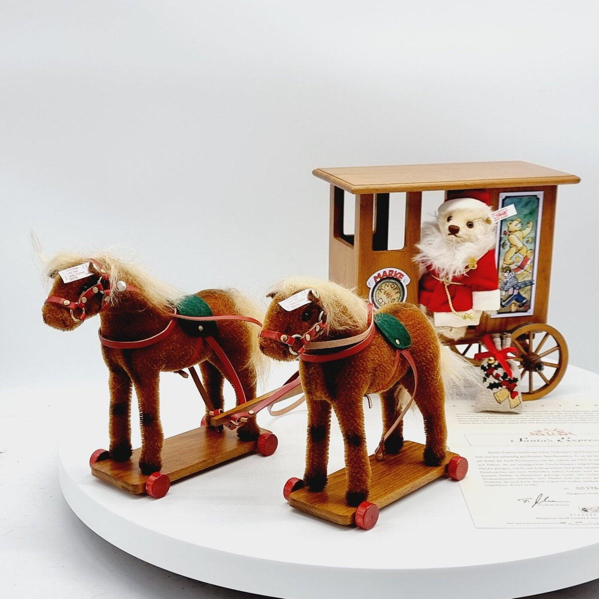 Steiff 037986 Santa's Express limitiert 2002 aus 2002 Mohair