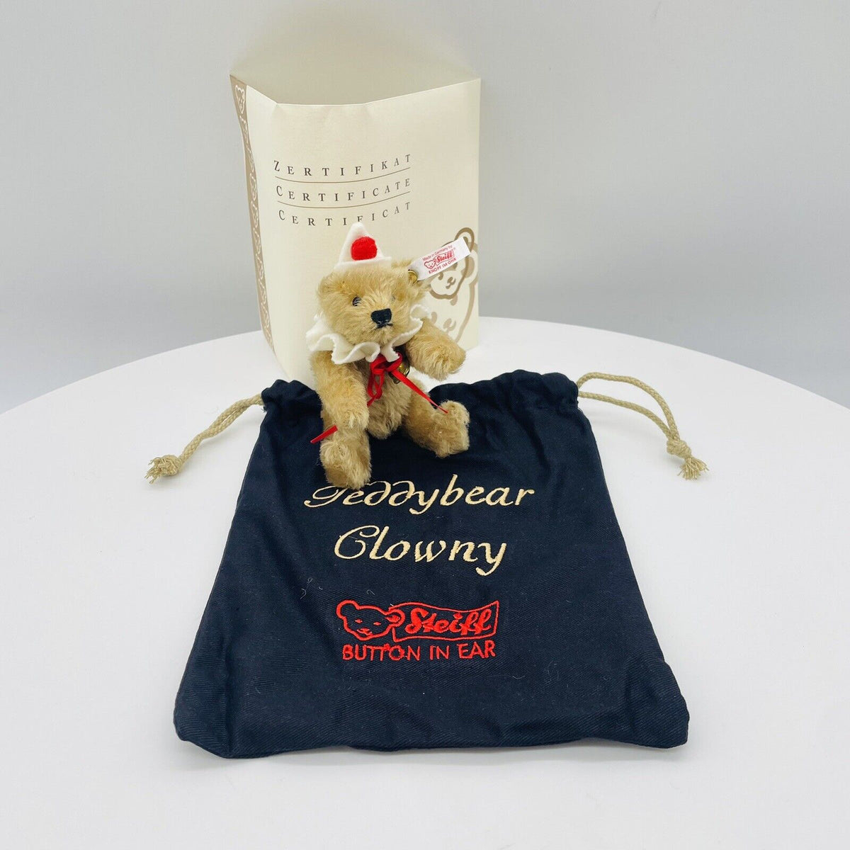 Steiff Teddybär Clowny 657658 limitiert 1500 aus 2006 13cm