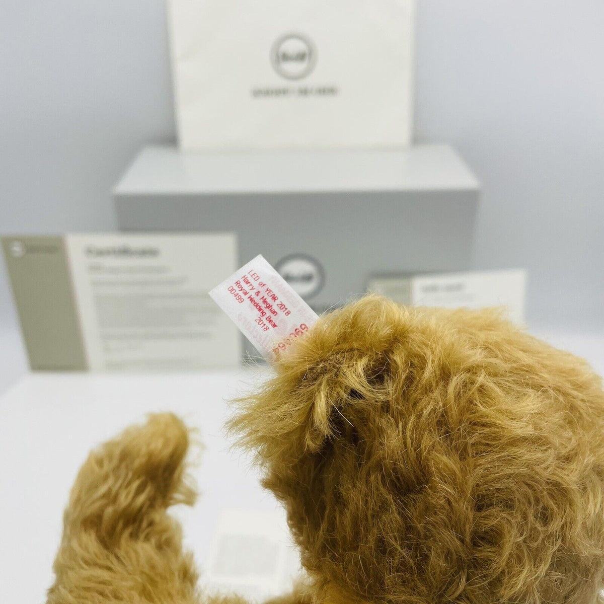 Steiff Teddybär Royale Hochzeit Meghan und Harry 690464 Zeitlimitierung aus 2018