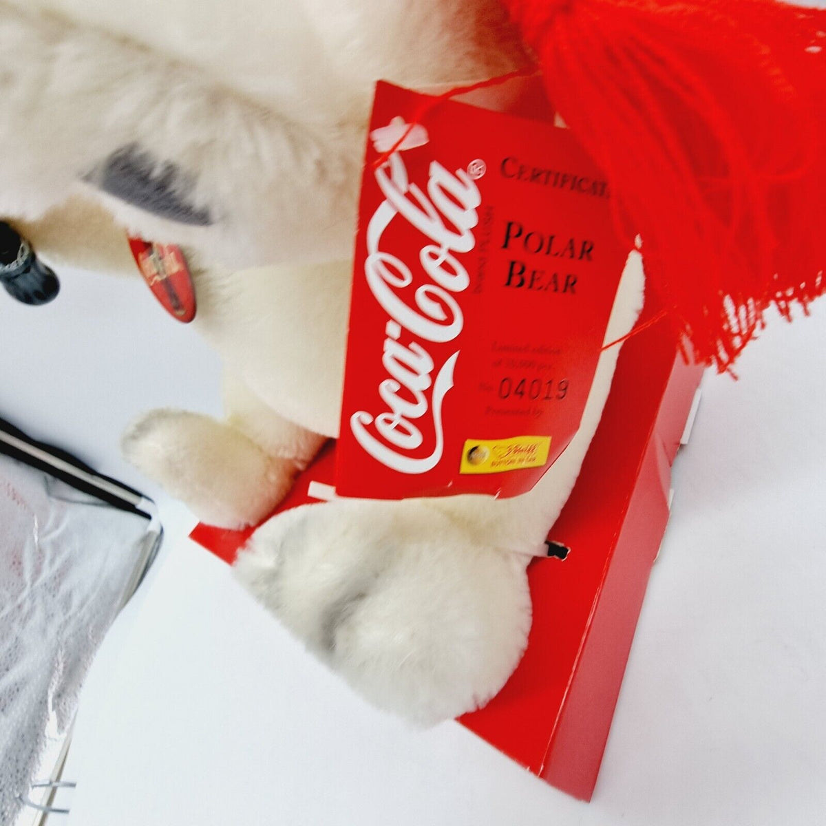 Steiff 670336 Eisbär Coca Cola 35 cm Polarbär 1999