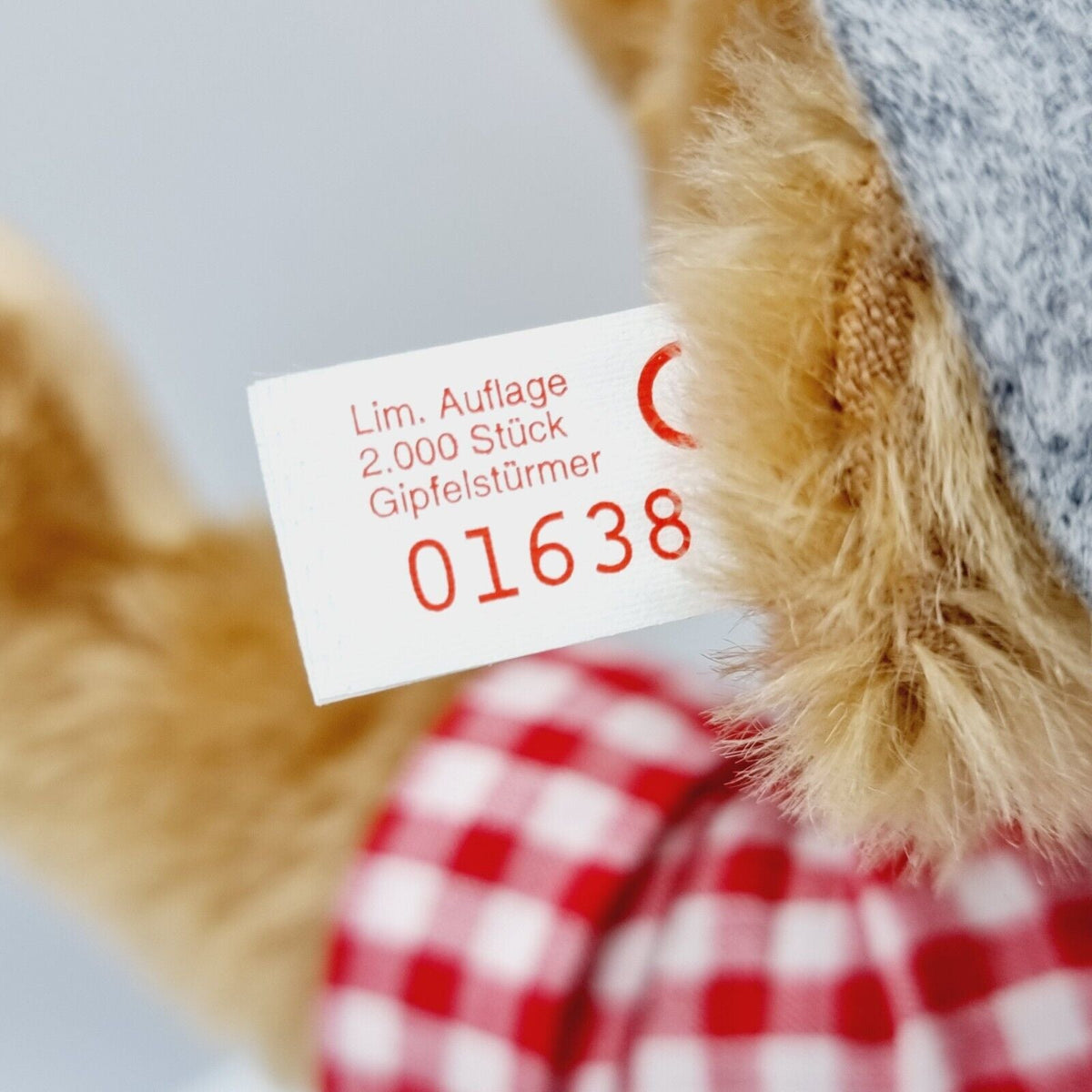 Steiff 670121 Teddybär Gipfelstürmer limitiert 2000 aus 1997 35 cm