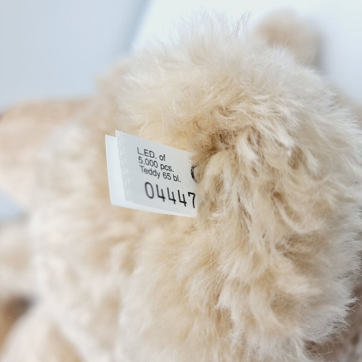 Steiff 406058 Teddybär 1909 blond 65cm limitiert 5000 Replica 1995 Zertifikat