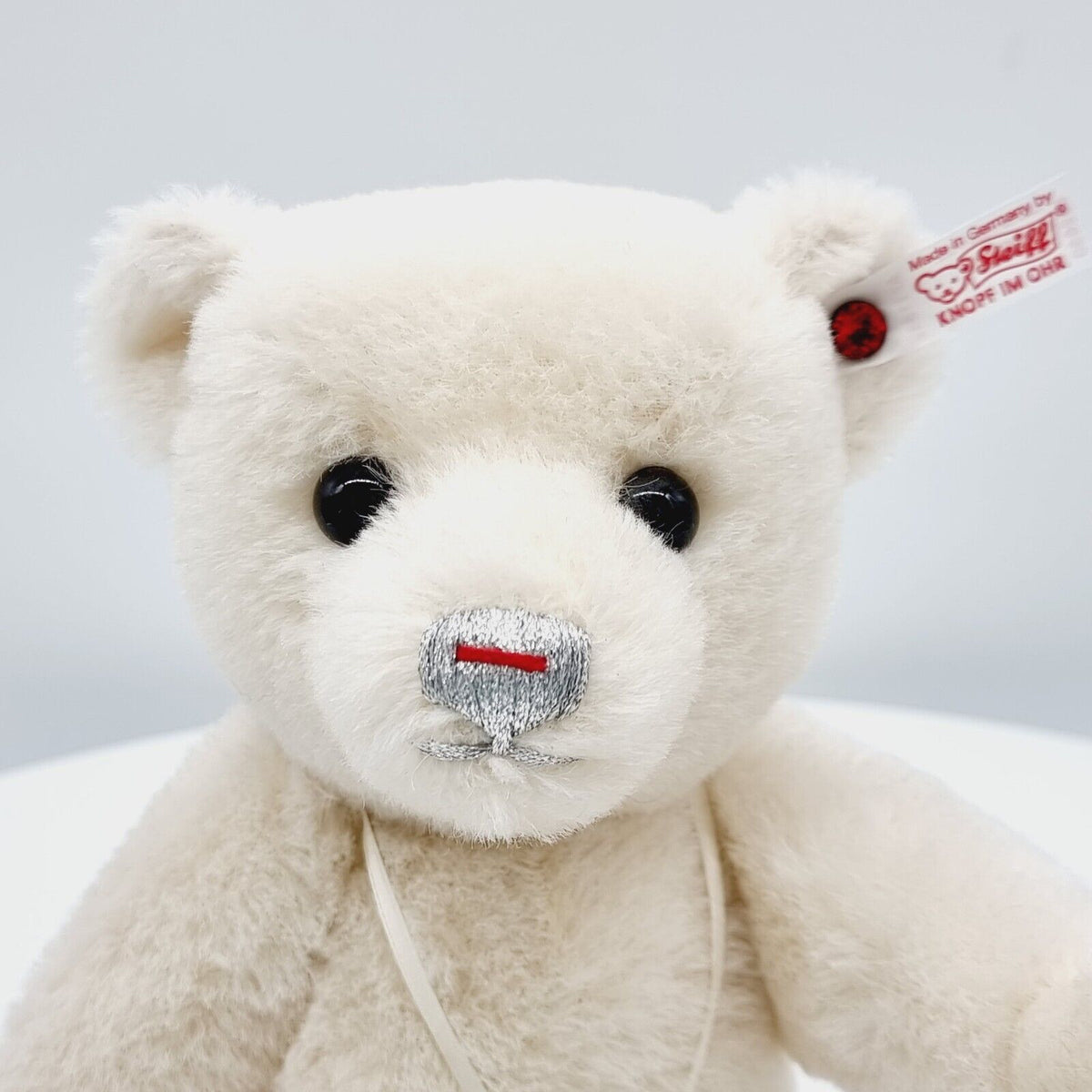 Nr. 19! Steiff 682650 Berry Teddybär Alpaca Swarovski weiß 30 cm