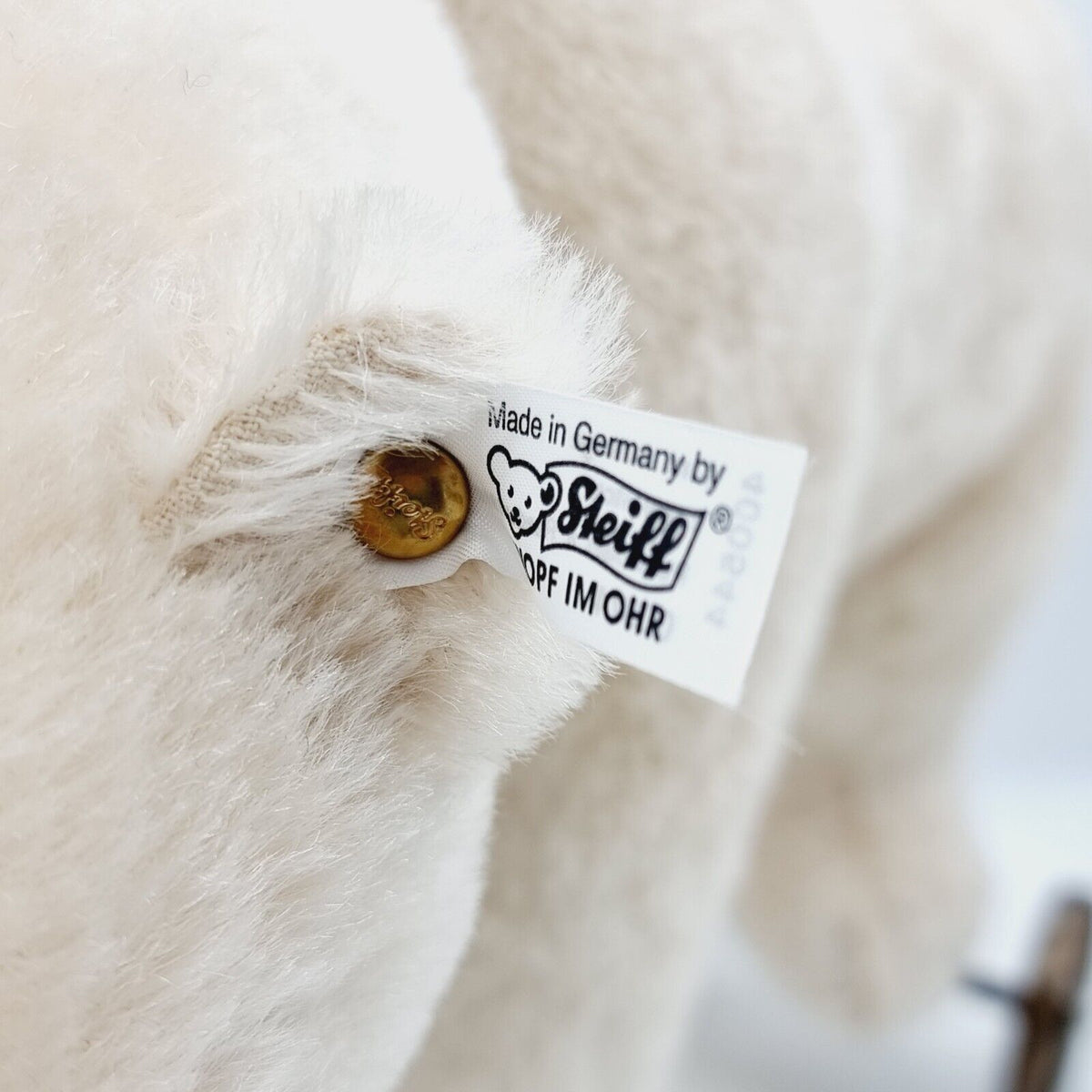 Steiff 400544 Polarbär auf Rädern limitiert 1000 aus 2006 Mohair 43 cm