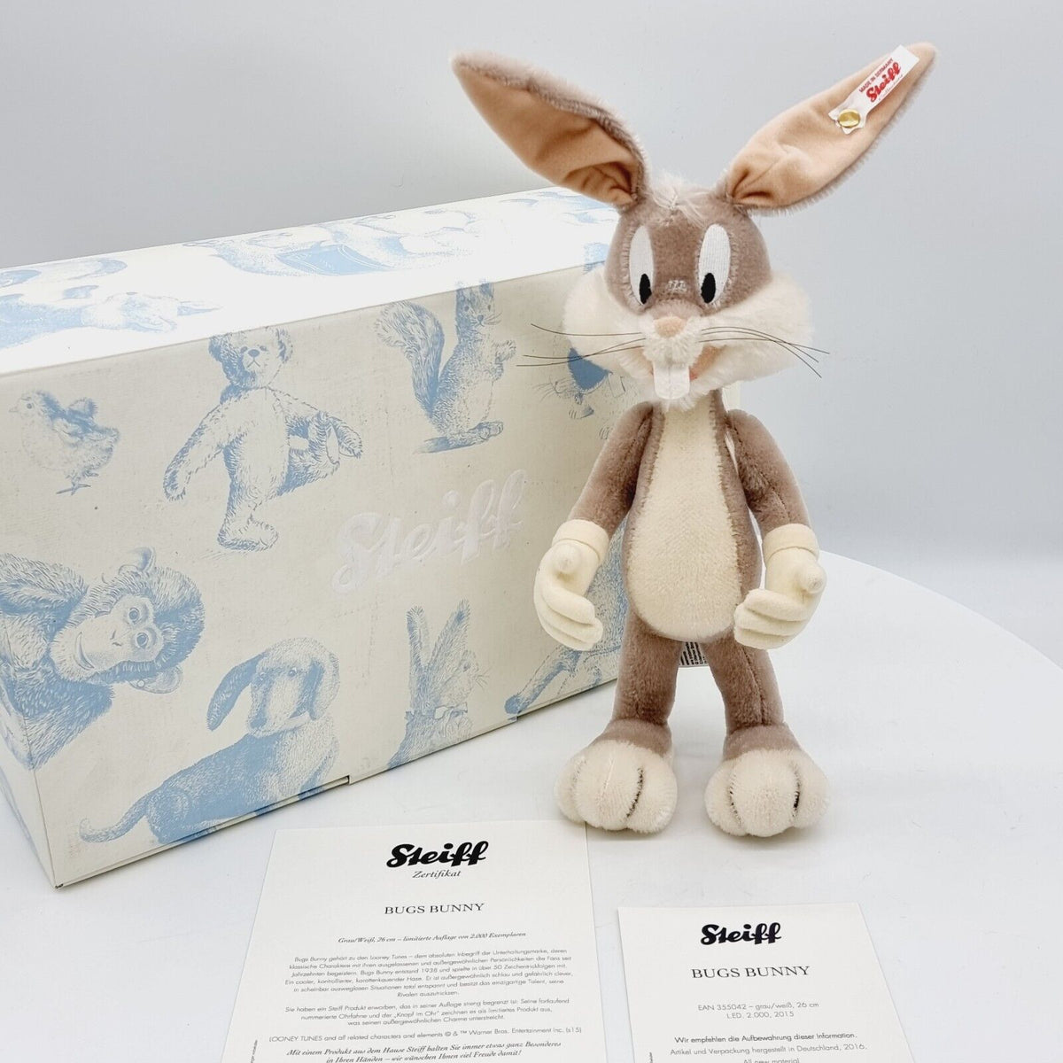 Steiff 355042 Warner Bros Bugs Bunny aus Looney Tunes limitiert 2000 aus 2015
