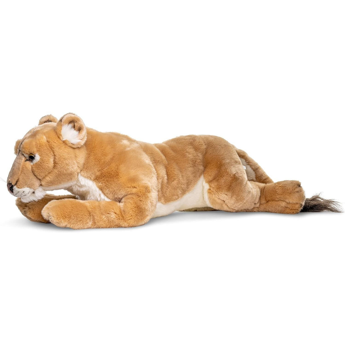 Uni-Toys Löwin liegend 78 cm Plüschtier Kuscheltier Stofftier Plüsch-Wildtier