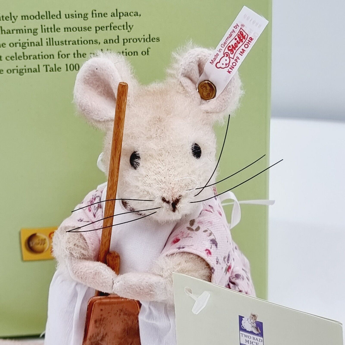 Steiff 661648 Beatrix Potter Hunca Munca Maus limitiert 1500 aus 2004 12 cm