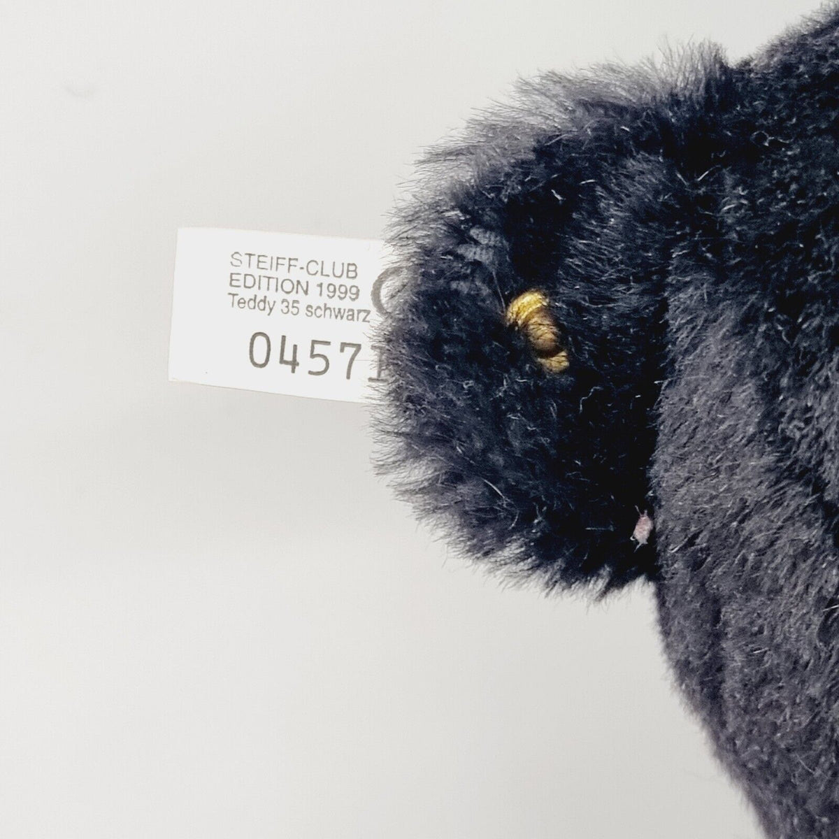 Steiff 420160 Teddybär Club Edition 1999 schwarz 35 cm Mohair