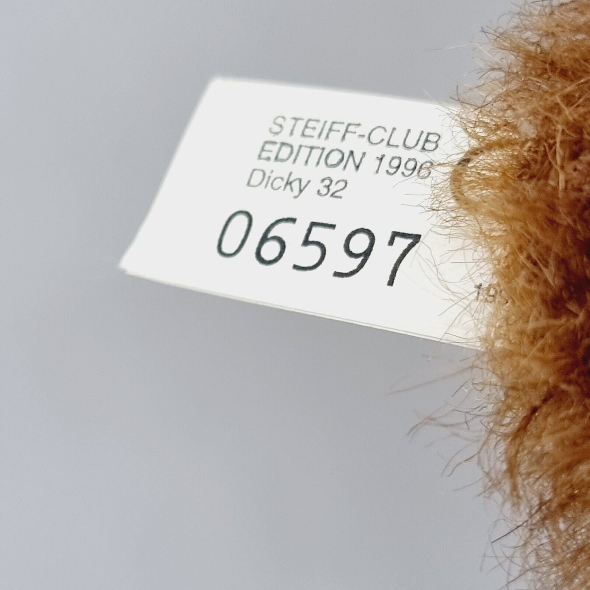 Steiff 420078 Dicky Braunbär 32 cm 1935 Club Edition 1996 / 1997