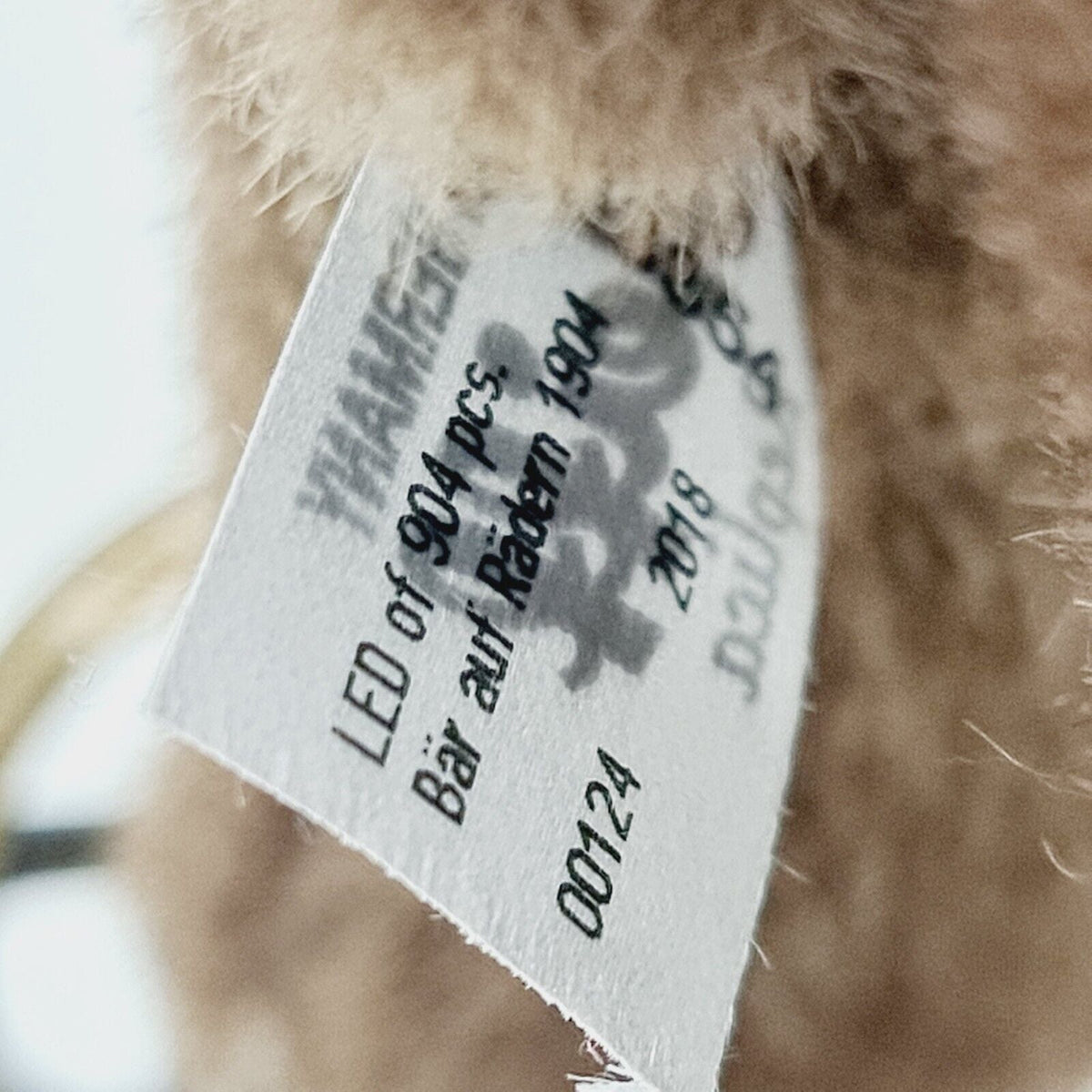 Steiff 403354 Bär auf Rädern 1904 Replica limitiert 904 aus 2018 22 cm