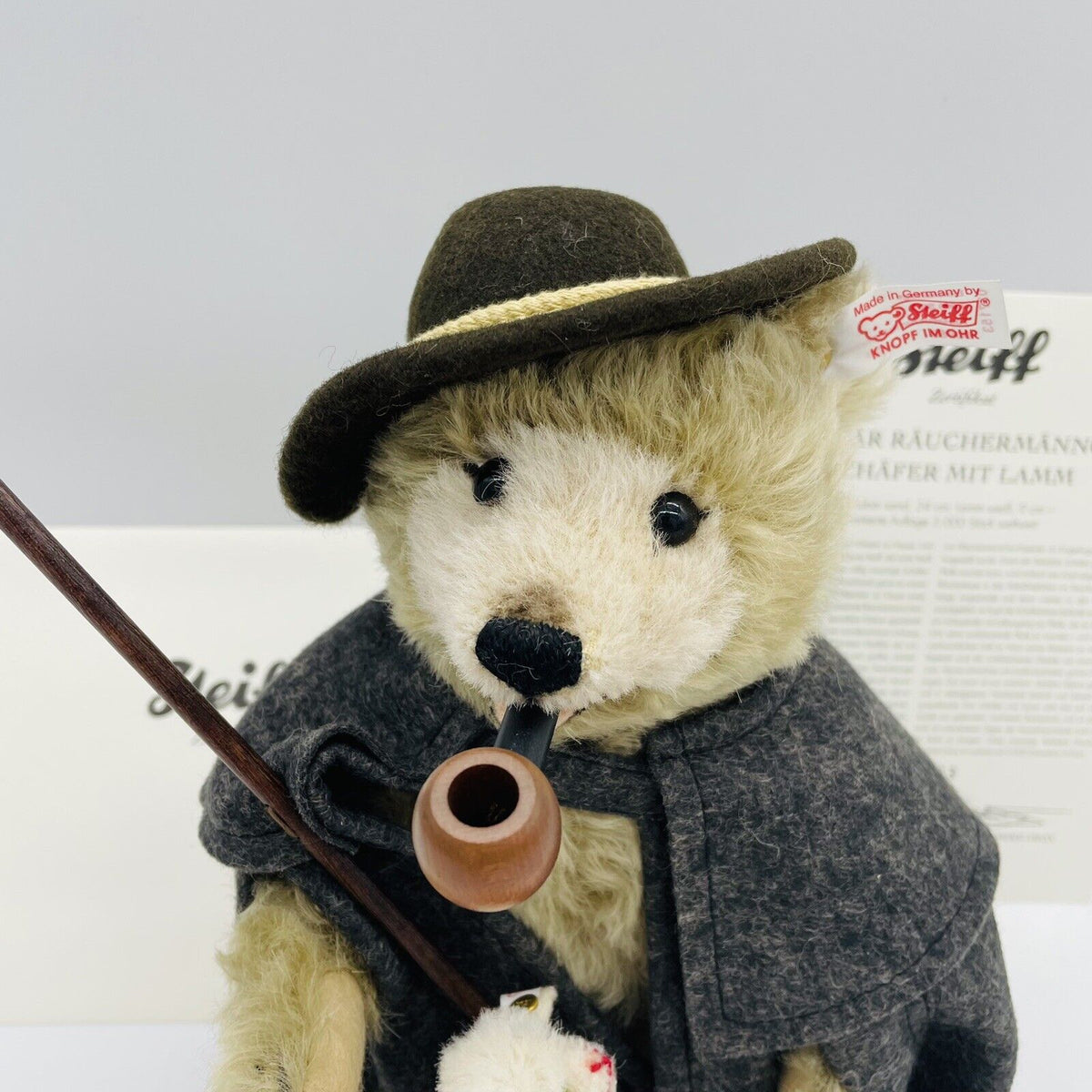Steiff Räuchermännchen Schäfer mit Lamm 037153 24cm / 9cm 2008