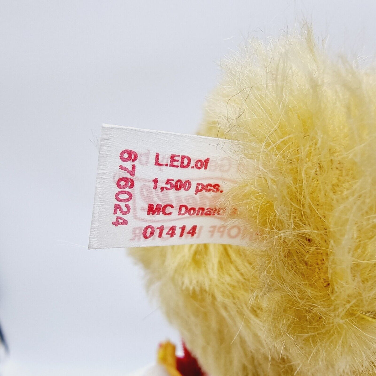 Steiff 676024 Mc Donalds Teddybär 28 cm gold-blond 2004 exklusiv für Japan