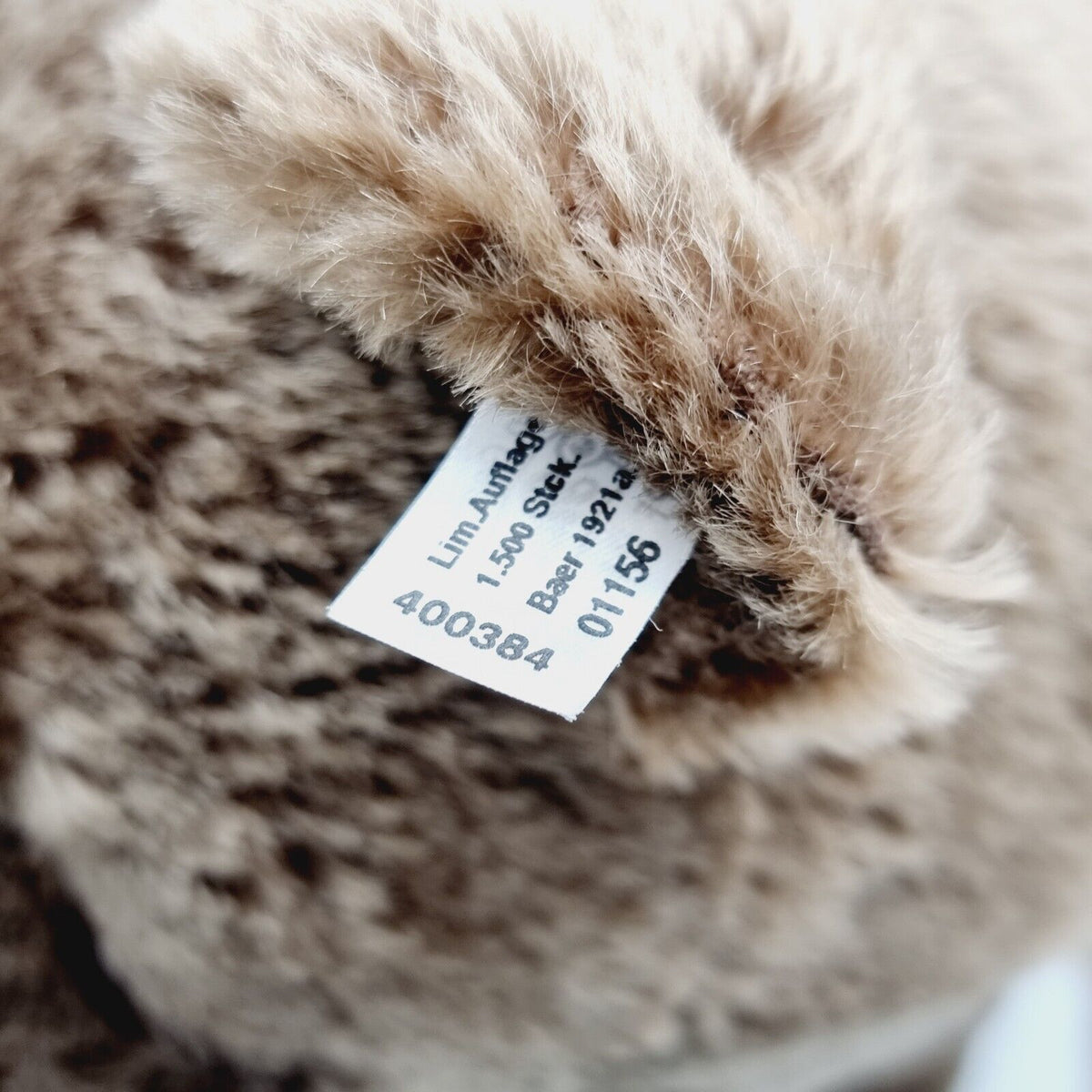 Steiff Bär auf Rädern 400384 1921 limitiert 1500 Jahr 2003 OVP 43 cm Sammler