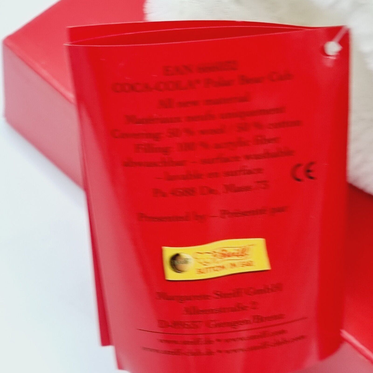 Steiff 666032 Coca Cola Polar Teddybär Cub limitiert 10000 Jahr 2000