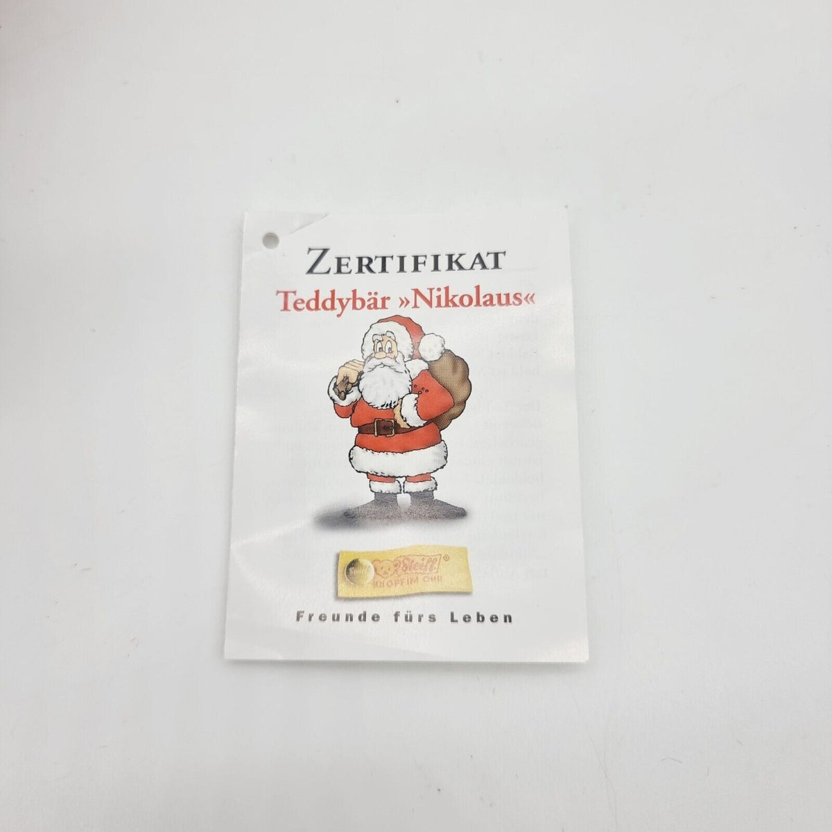 Steiff 670268 Teddybär Nikolaus blond 32 cm limitiert 4000 mit Zertifikat