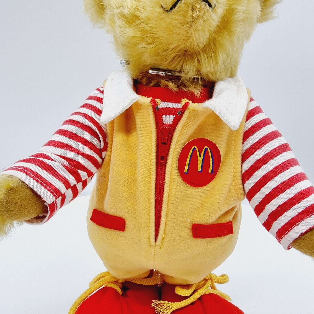 Steiff 676024 Mc Donalds Teddybär 28 cm gold-blond 2004 exklusiv für Japan
