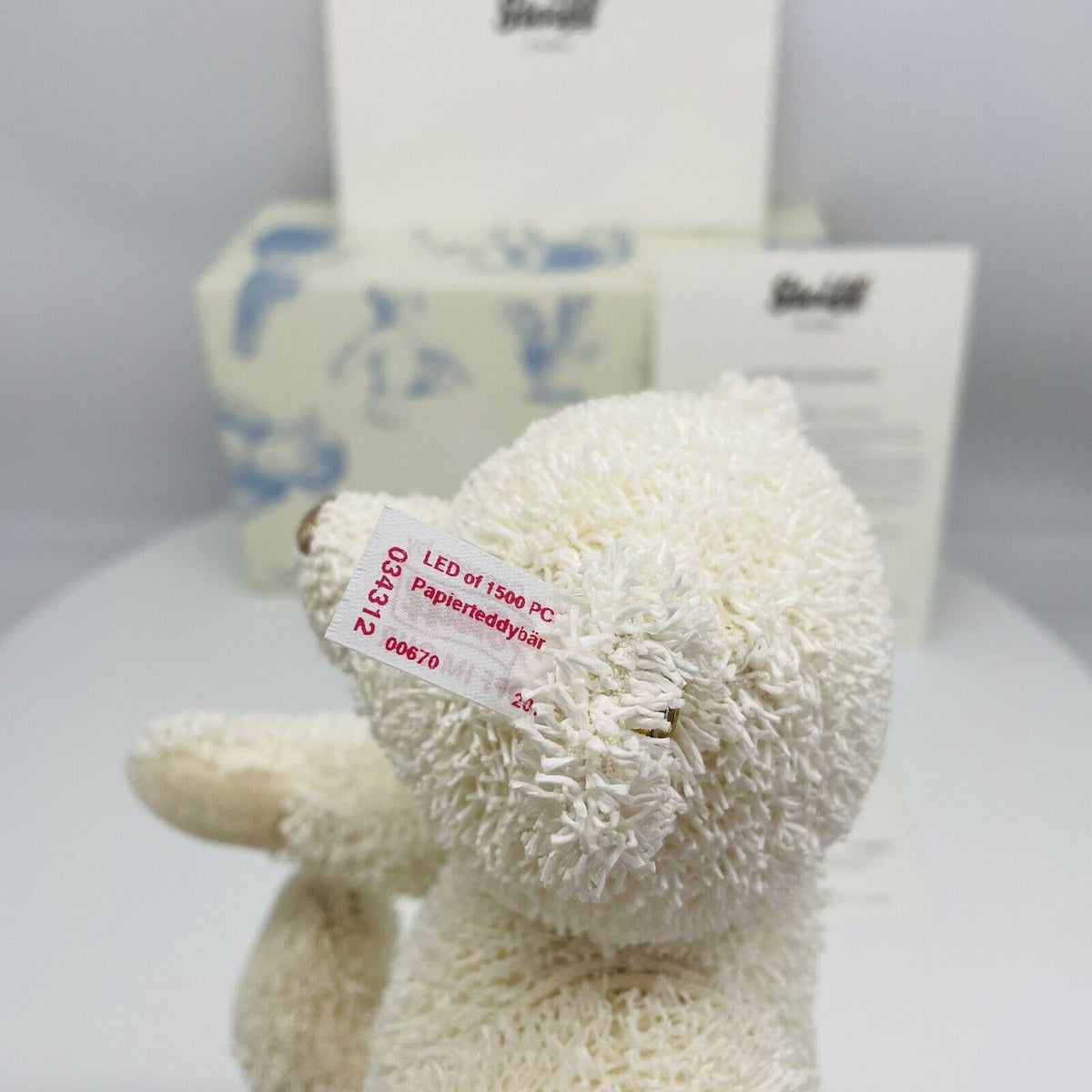 Steiff Papierteddybär 034312 limitiert 1500 aus 2014 28cm Papierplüsch