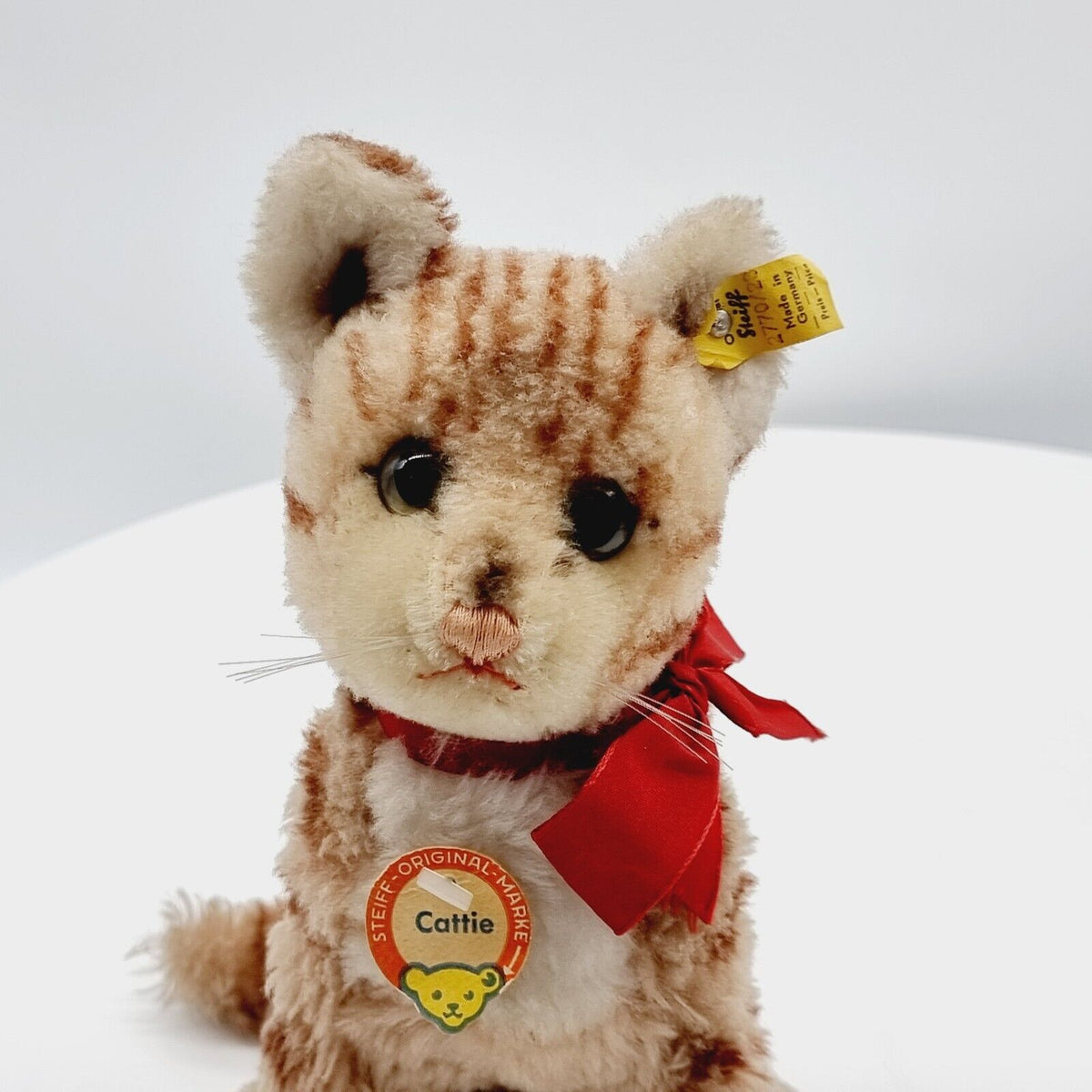 Steiff 2770/23 Katze Cattie 1969-1976 23 cm Dralon