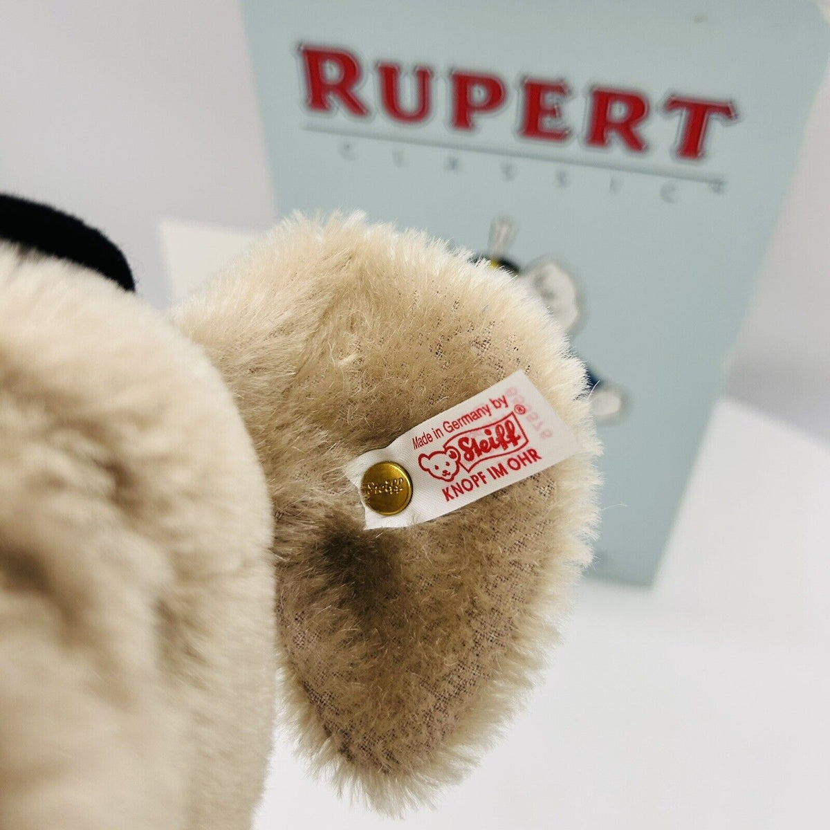 Steiff 653575 Edward Trunk aus Rupert limitiert 1500 aus 2008 28 cm Mohair