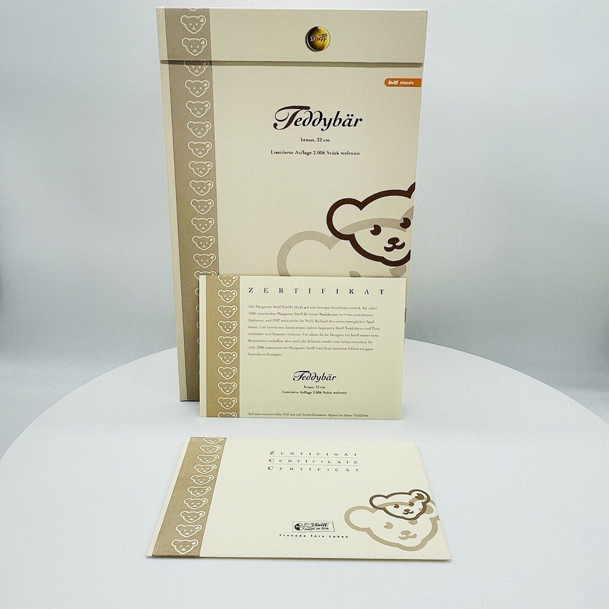 Steiff Teddybär mit Halsband 038266 limitiert 2006 aus 2006 32cm