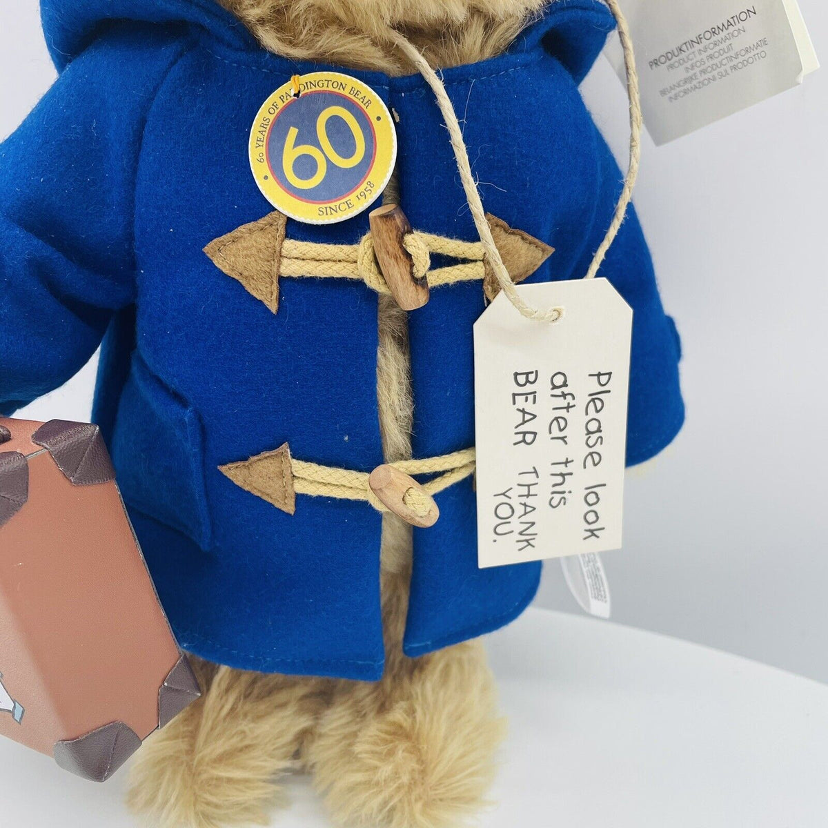 Steiff Teddybär 60th Anniversary Paddington 690495 limitiert 1958 aus 2018 28cm