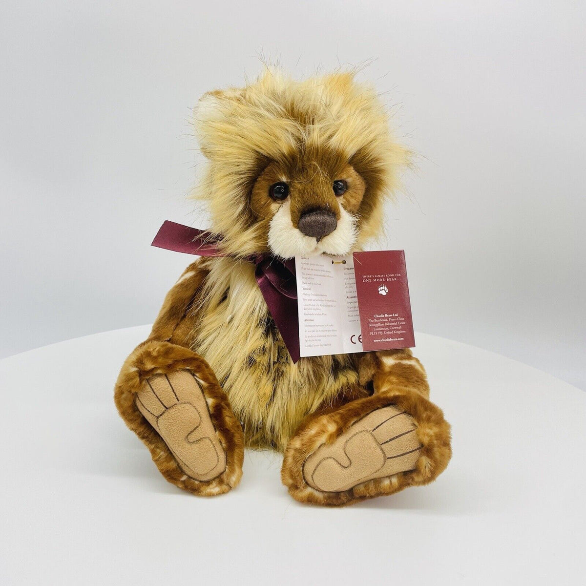 Charlie Bears Teddybär Derek CB222230A 36cm Plüsch