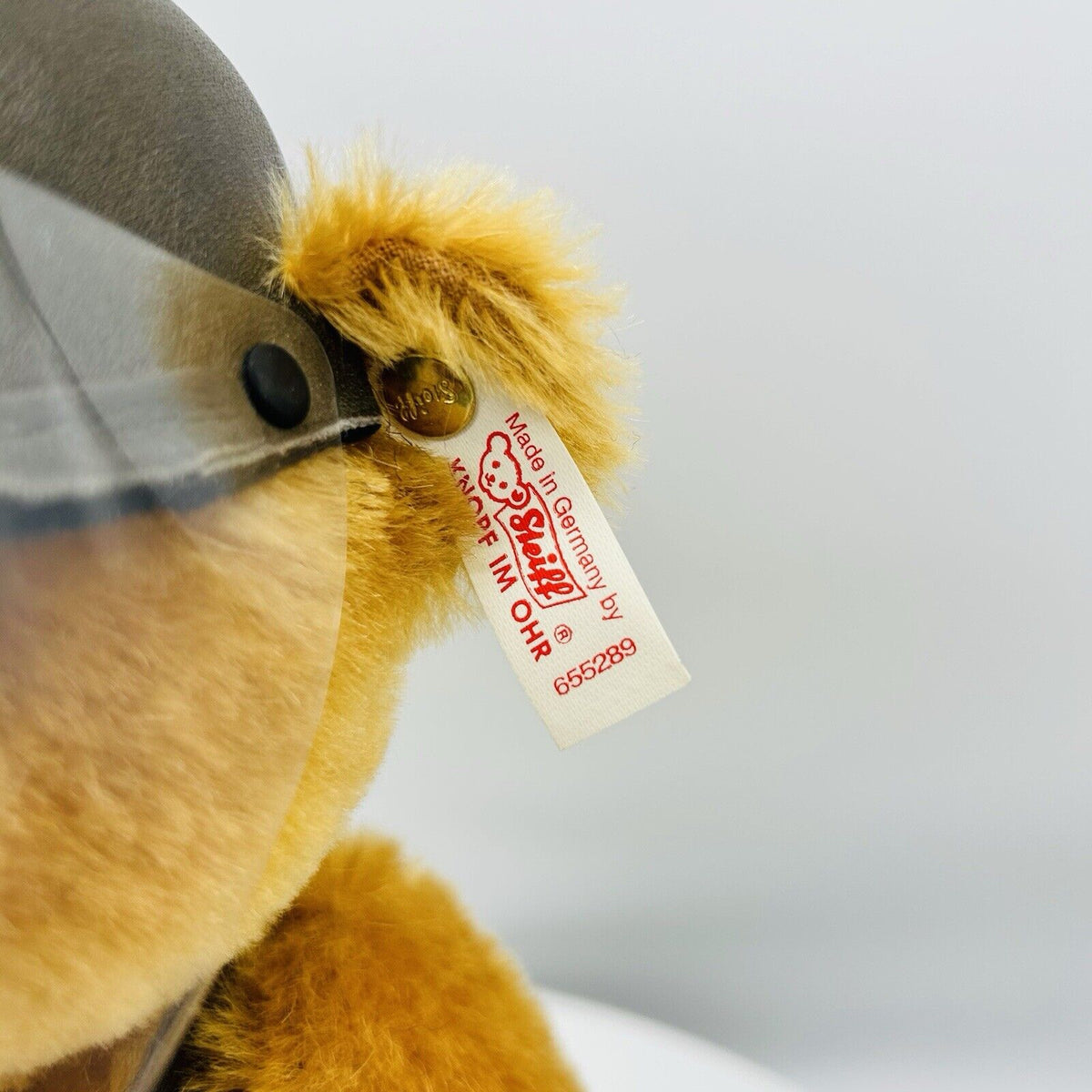 Steiff 655289 Teddybär Willi der Stahlkocher limitiert 1500 aus 1996 35 cm