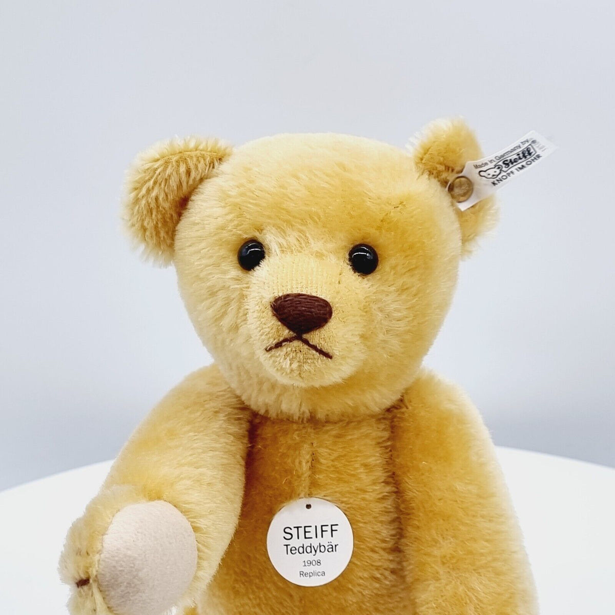Steiff 406751 Teddybär 1908 Replica gelb limitiert 3000 35 cm Mohair