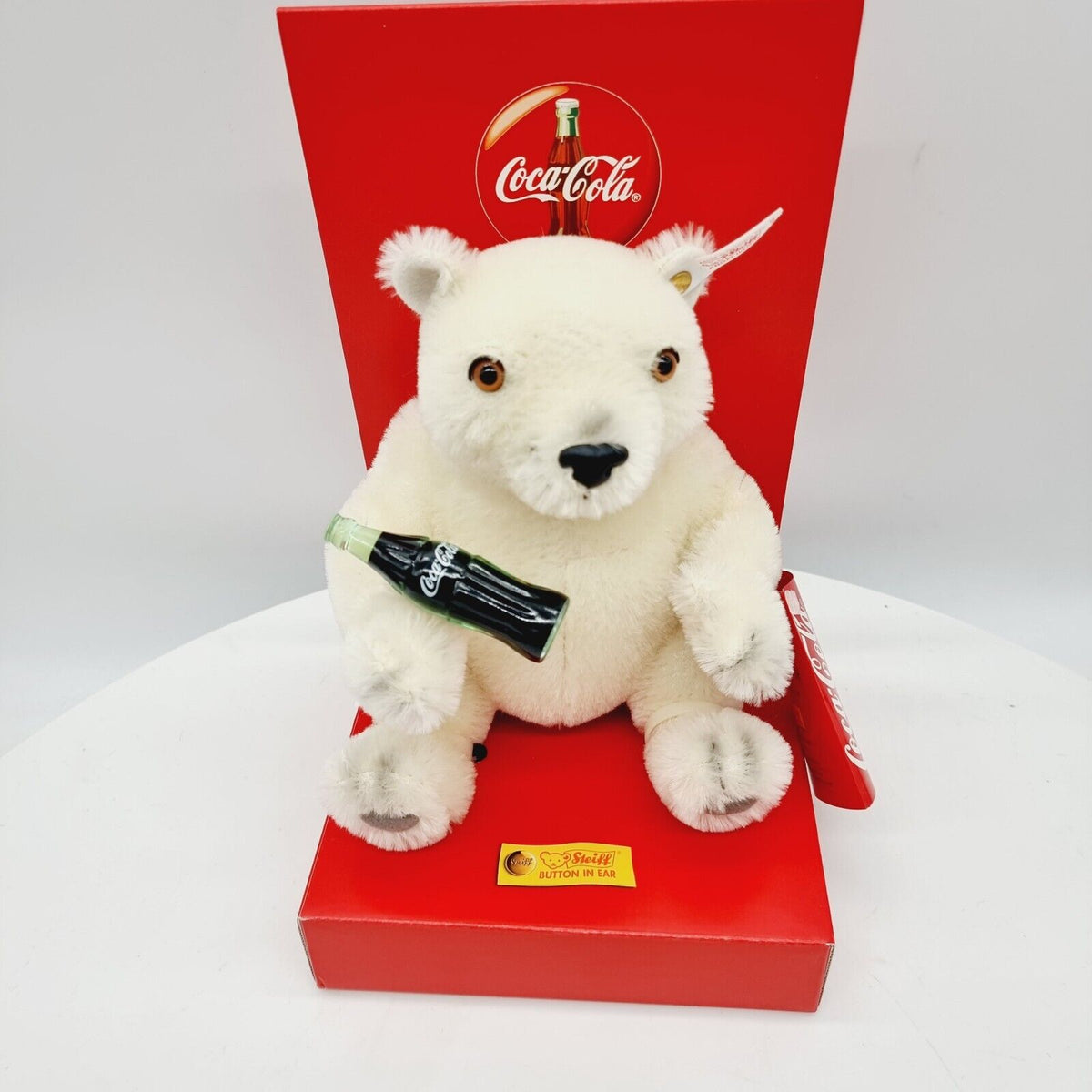 Steiff 666032 Coca Cola Polar Teddybär Cub limitiert 10000 Jahr 2000