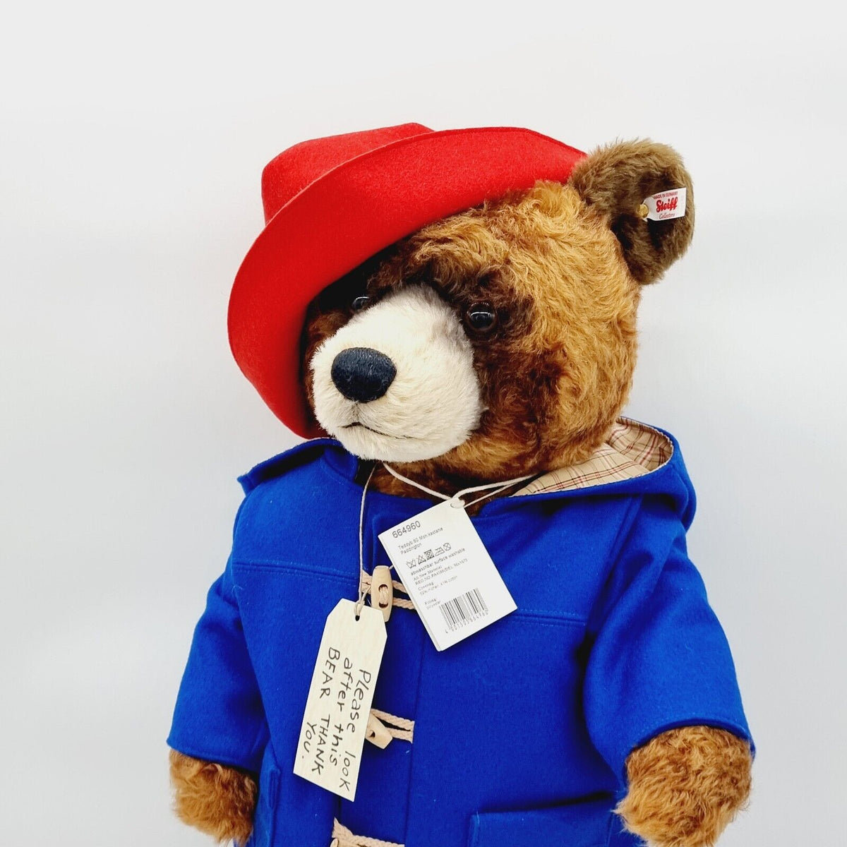 Steiff 664960 Paddington Teddybär 60 cm limitiert 500 Jahr 2016 Exklusivedition