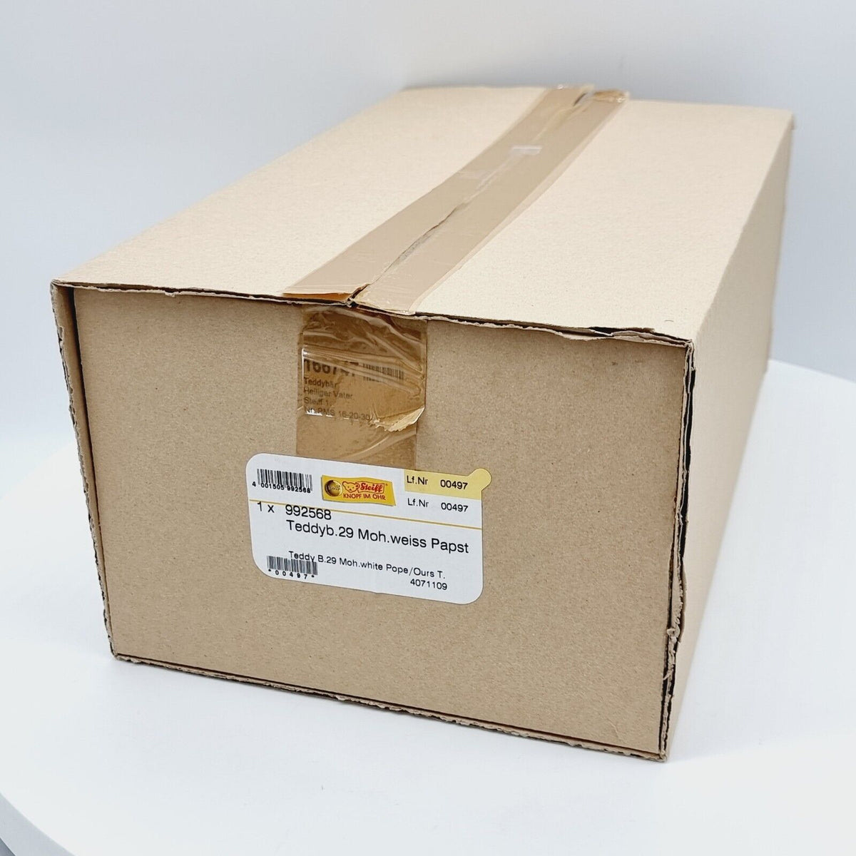Steiff 992568 Teddybär Papst limitiert 1500 aus 2007 29 cm Mohair