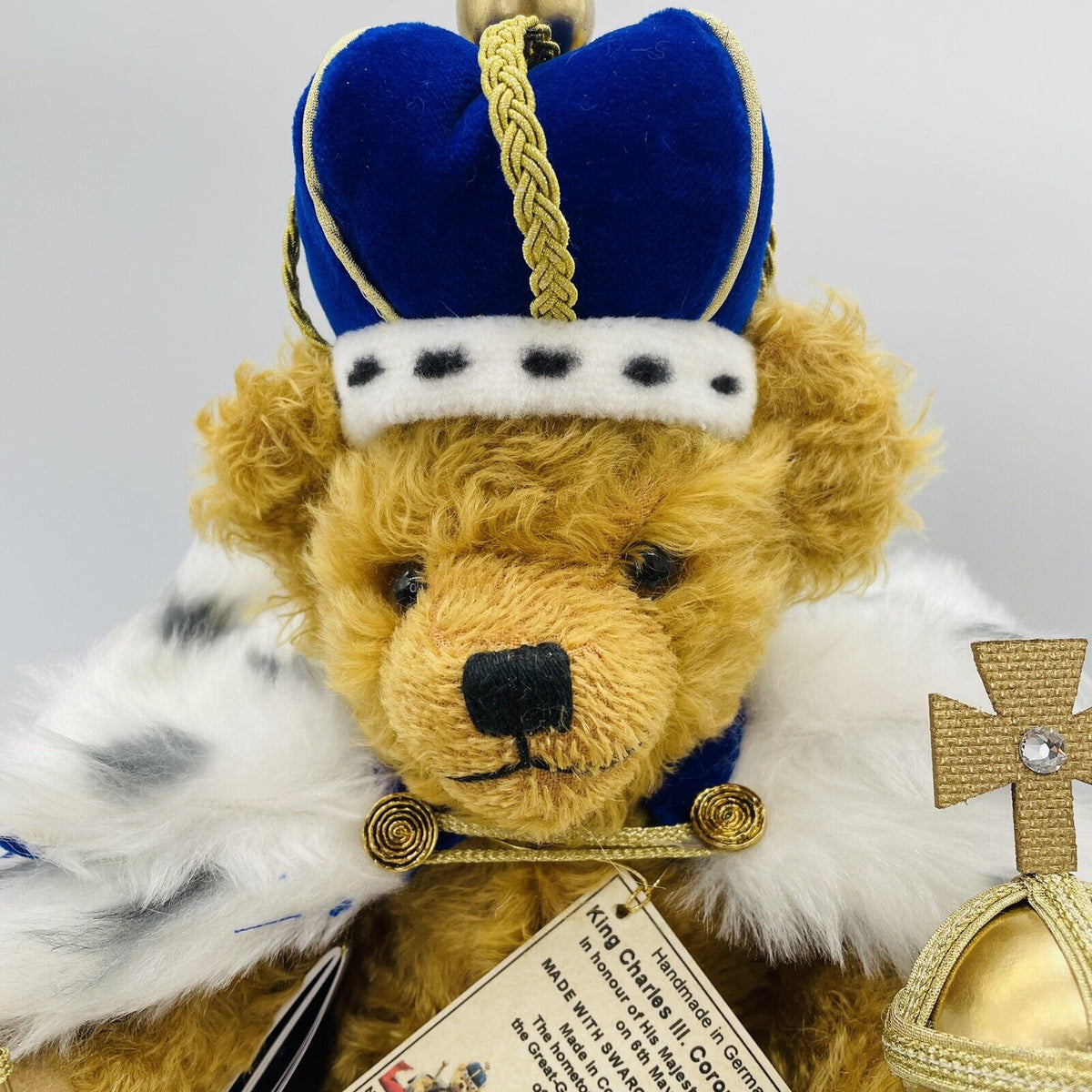 Hermann Coburg Teddybär King Charles III. Coronation Bear limitiert 500 aus 2023