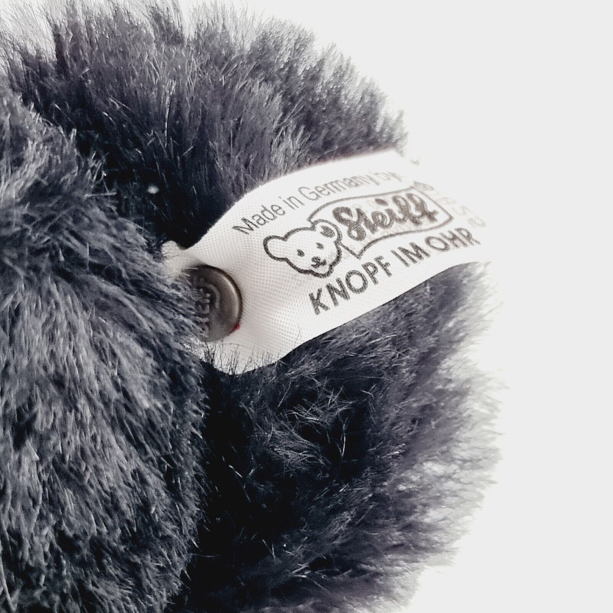 Steiff 420825 Teddybär schwarz Replica 1907 limitiert 3000 aus 2008 40 cm Mohair