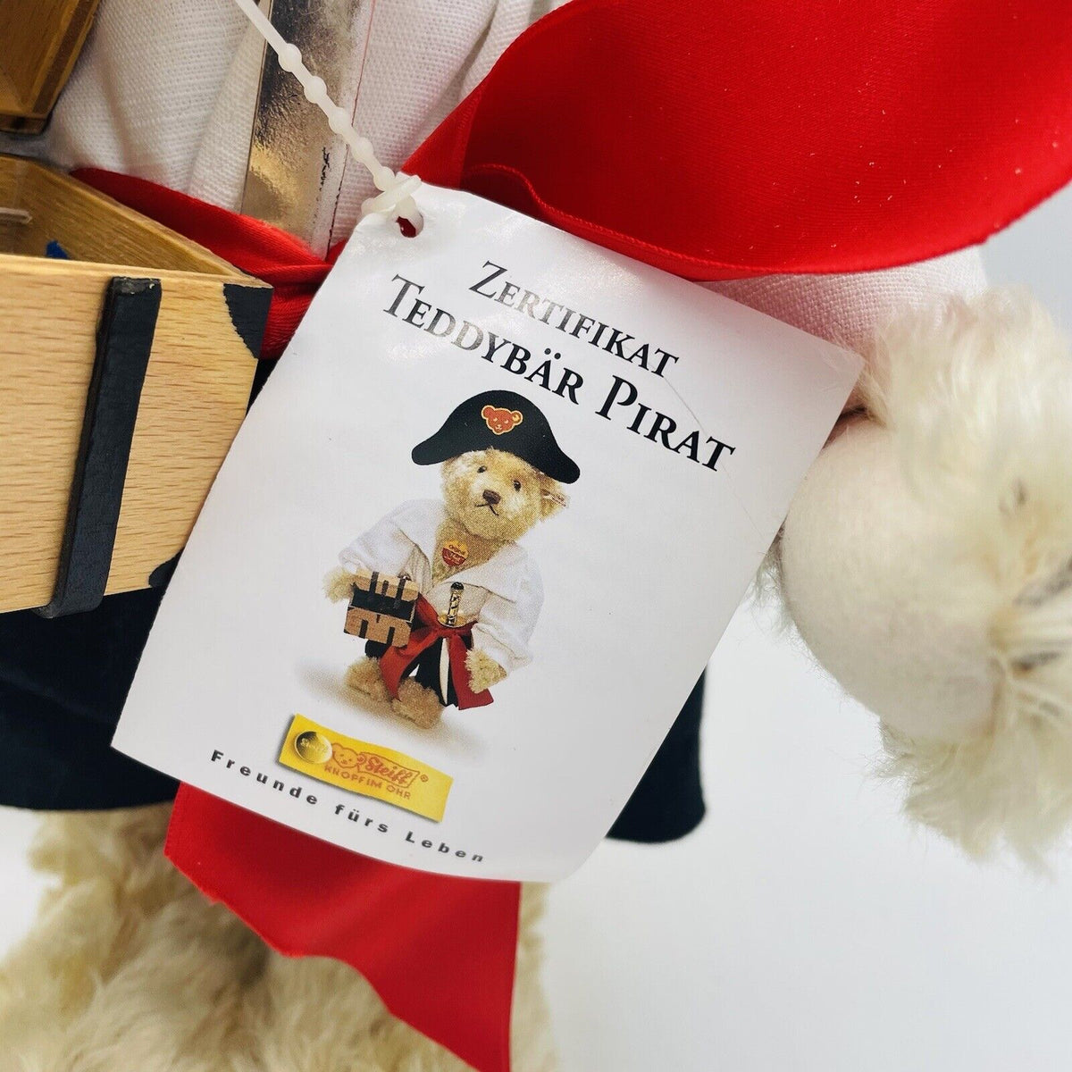 Steiff Teddybär Pirat 655371 limitiert 1500 38cm Mohair